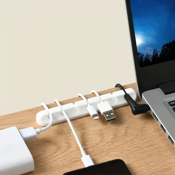 Self-Adhesive Silicone Power Cord