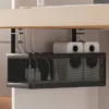 Carbon Steel Undercounter Cable Management Rack